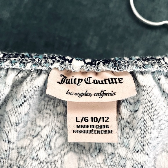 Juicy Couture spaghetti straps Boho Floral 100% cotton size 10 - Picture 5 of 5